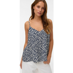 Vero Moda Γυναικείο Καλοκαιρινό Top Εκρού 10341599