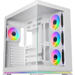 KRUX Atron White Gaming Midi Tower Κουτί Υπολογιστή με Πλαϊνό Παράθυρο