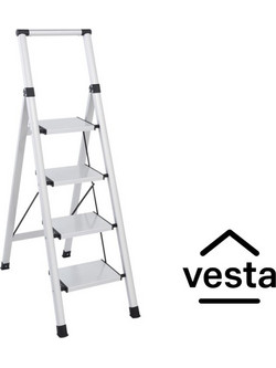 Vesta 444.03564 Σκάλα Αλουμινίου Με 4 Σκαλοπάτια