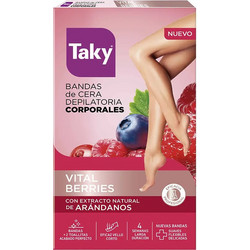 Taky Vital Berries Ταινίες Αποτρίχωσης για Σώμα 16τμχ