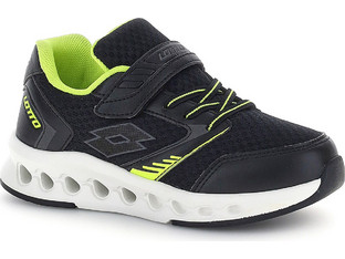 Lotto Apriba Παιδικά Sneakers Μαύρα Lime 222629-1JS