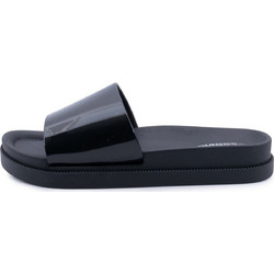 Sabino Γυναικείες Παντόφλες Καλοκαιρινές Flatforms Αντιολισθητικές Μαύρες 55033