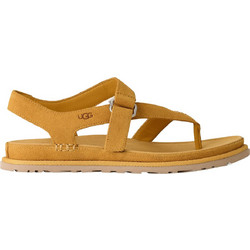 UGG GoldenGaze Γυναικεία Σανδάλια Suede Κίτρινα 1175134-WTFL
