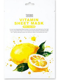 Tenzero Vitamin Sheet Μάσκα Προσώπου για Ενυδάτωση 1τμχ