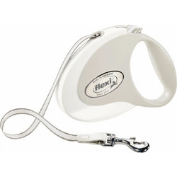 Flexi Style Πτυσσόμενο Λουρί Σκύλου έως 12kg 3m Λευκό