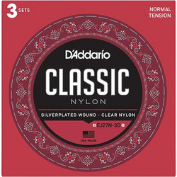 D'Addario EJ27N-3D Σετ 6 Χορδές Κλασικής Κιθάρας 28-43" Normal Tension