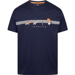 Trespass Manito Ανδρικό Αθλητικό T-Shirt Navy Μπλε MATOTSTR0126-NA1