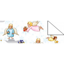Ursus Winter Wonderland Angel Χαρτόνι Κολάζ Λευκό 50x70cm 12452205
