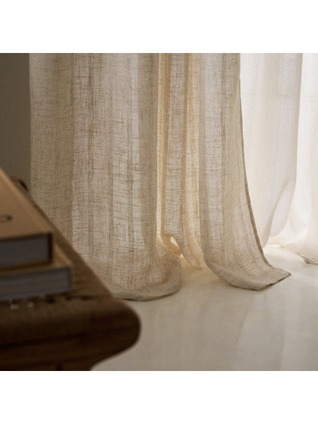 Gofis Home Κουρτίνα με Τρουκς 140x280 Nysera 705/06 Linen