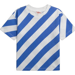 Dpam Happy Time Παιδικό T-Shirt Κοντομάνικο Λευκό Royal Blue ZODATI3