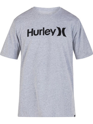 Hurley Ανδρικό Αθλητικό T-Shirt Γκρι MTS0035030-H070