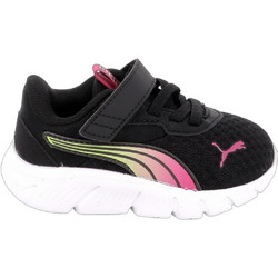 Puma Flex Focus Παιδικά Sneakers Μαύρα Φούξια Κίτρινα 313849-01
