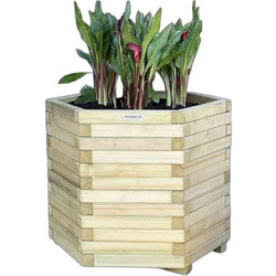 Showood Γλάστρα Εξωτερικού Χώρου Ξύλινη 65x65x56cm 1505