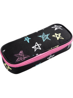Sentio Graffiti Stars Κασετίνα Μαύρη ST60269