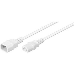 Microconnect PE040630W Προέκταση Καλωδίου Τροφοδοσίας IEC C14 to IEC C13 3m