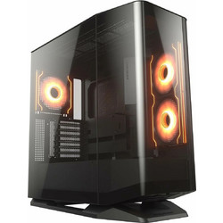 Cougar FV270 Black Gaming Midi Tower Κουτί Υπολογιστή RGB με Πλαϊνό Παράθυρο CGR-58M6B-RGB