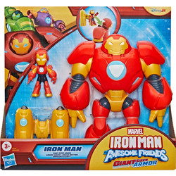 Hasbro Marvel Iron Man & His Awesome Friends Iron Man Giant Sized Armor Φιγούρα Δράσης για 3+ Ετών
