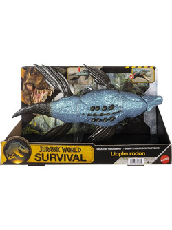 Mattel Jurassic World Survival Gigantic Thrashers Liopleurodon Φιγούρα Δεινόσαυρος για 4+ Ετών 30cm
