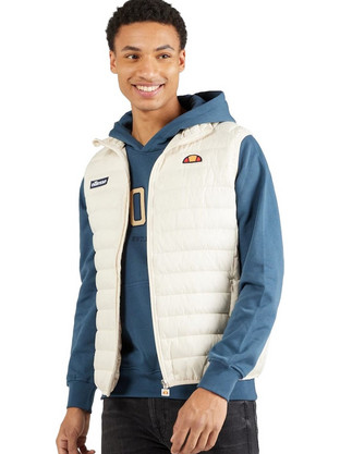 Ellesse Αμάνικο Ανδρικό Μπουφάν Χειμωνιάτικο Puffer Μπεζ SHS08747-904