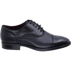 Softies Ανδρικά Σκαρπίνια Oxford Δερμάτινα Μαύρα 8123-1040