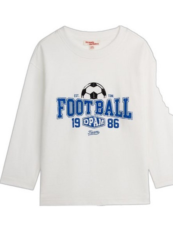 Dpam Παιδικό T-Shirt Μακρυμάνικο Μπεζ BOJOTEE3EX