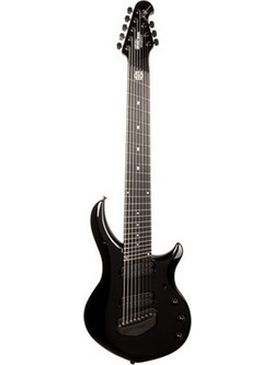 Music Man John Petrucci Majesty Ηλεκτρική Κιθάρα ST Style με Μαγνήτες HH & Ταστιέρα Ebony 8 Χορδών Darkside Ebony