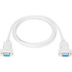 Digitus AK-610100-018-E Καλώδιο RS-232 DB9 Female to RS-232 DB9 Female 1.8m White