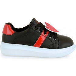Exe Παιδικά Sneakers Μαύρα Κόκκινα HA24U0361020