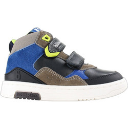 Biomecanics Παιδικά Sneakers Μποτάκια Γκρι Navy Μπλε Κίτρινα 261213-A398