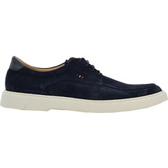 Damiani Ανδρικά Μοκασίνια Boat Shoes Καστόρινα Navy Μπλε 3302