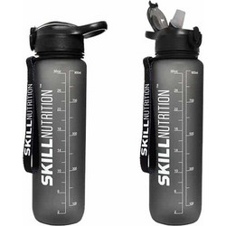 Skill Nutrition Water Bottle Black 1lt