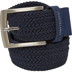 Funky Buddha Ανδρική Ζώνη Υφασμάτινη Navy Μπλε FBM012-309-10