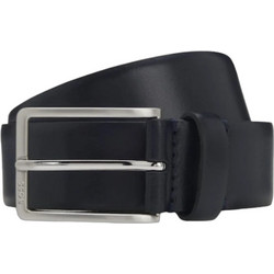 Hugo Boss Erman Ανδρική Ζώνη Δερμάτινη Navy Μπλε 50491834-410