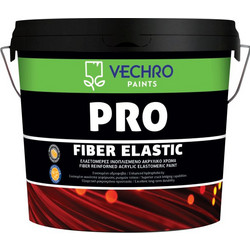 Vechro PRO FIBER ELASTIC Ακρυλικό Ελαστομερές Χρώμα Εξωτερικού Χώρου 10lt