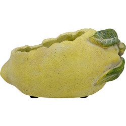 Artekko Lemon Κασπώ Τσιμεντένιο Κίτρινο 22.5x14x12cm C8504