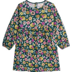 Dpam Floral Romance Παιδικό Φόρεμα Floral Πράσινο Πολύχρωμο BAWILROB1