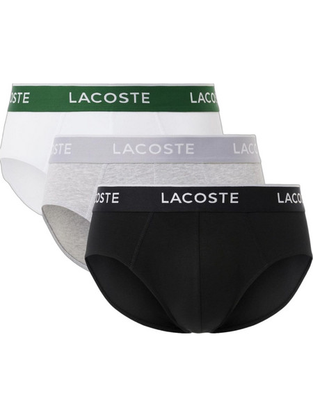 Lacoste Ανδρικά Σλιπ Βαμβακερά 3Pack 8H1293