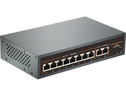 Amarad HT82 Unmanaged L2 Switch με 8 Θύρες Ethernet 100Mbps και 2 SFP θύρες