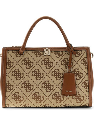 Guess Audrey Γυναικεία Τσάντα Χειρός από Δερματίνη Μπεζ HWJG9755070-LTL