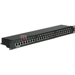 Value 26.99.0328 Ethernet Patch Panel Rack 1U 19" 24 Θυρών Cat.5e Shielded