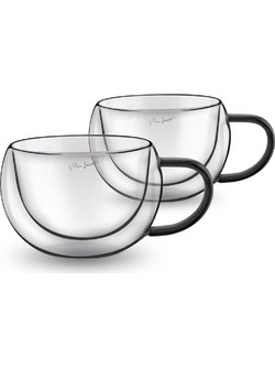 Lamart Σετ Ποτήρια Καφέ Γυάλινα Vaso 270ml 2τμχ LT9114