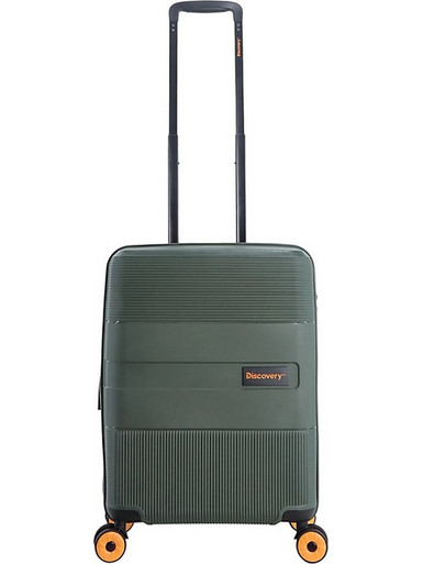 Discovery Trails DL02H0-49-11 Βαλίτσα Καμπίνας 55x39x21cm με 4 Ρόδες Χακί