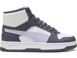 Puma Rebound Παιδικά Sneakers Μποτάκια Μωβ Λιλά 40880006
