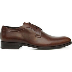 Boss Shoes Ανδρικά Σκαρπίνια Derby Δερμάτινα Ταμπά D7521