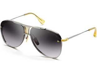 Dita DRX-2082-A Ανδρικά Γυαλιά Ηλίου Aviator Μεταλλικά Ασημί με Μαύρο Φακό