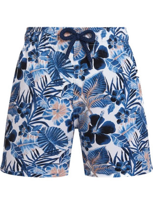 Vilebrequin Island Ανδρικό Μαγιό Σορτς Floral Μπλε JIIEF125-010