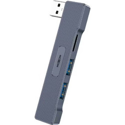 Moxom MX-HB11 USB Hub 3.0 USB-A με 4 Θύρες USB-A / Card Reader