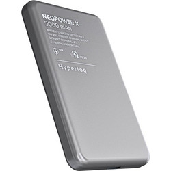 Hyperloq NeoPower X Wireless Magsafe Power Bank 5000mAh 20W με Θύρα USB-A & Θύρα USB-C Power Delivery Grey
