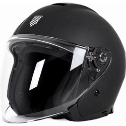 Str Avio Matt Black Κράνος Μηχανής Jet