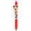 Canenco Mickey & Friends Red Στυλό Gel που Σβήνει MC253247R